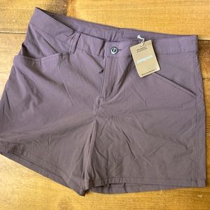 Patagonia Women’s Quandary Shorts, Size 8, Dusky Brown NEW WITH TAGS